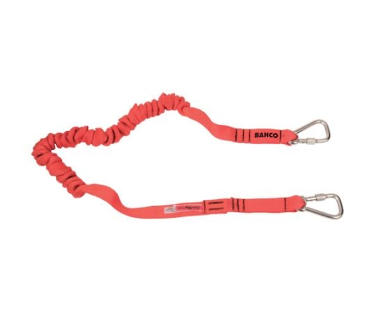 安全ロープ ランヤード 最大長さ1200mm オレンジ