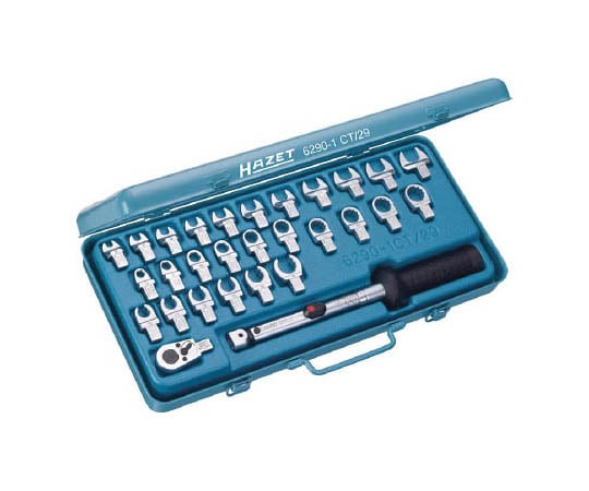 高精度プリセット型トルクレンチ ヘッド交換式セット