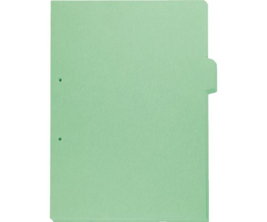 カラ-インデックス5山（単色）　緑　（20枚入）