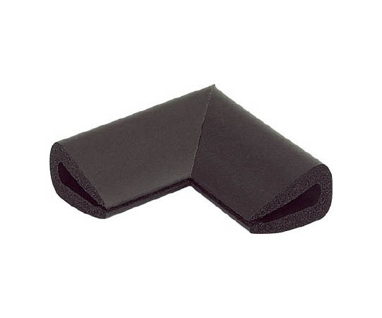 安心クッションはさみこみ型 コーナー用 内幅9mm ブラック