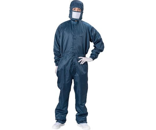 カバーオール-紺-LL