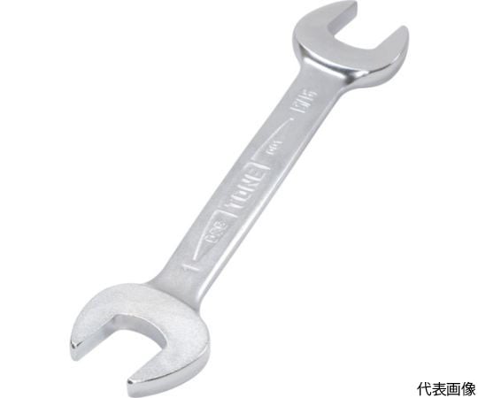 両口スパナ（インチサイズ） 二面幅寸法19/32×5/8インチ 全長186mm