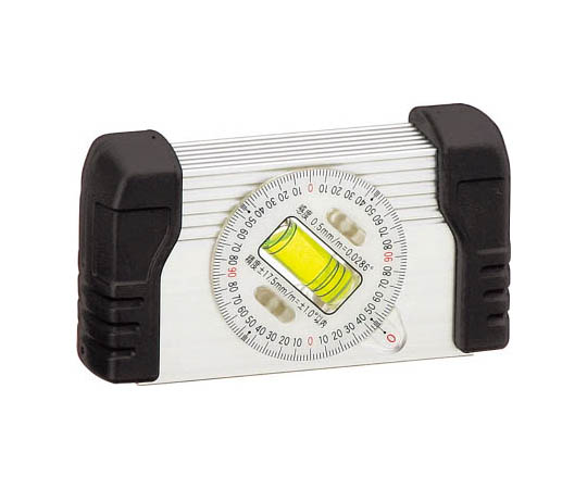 角度計付Gレベル・土木用 シルバー 100mm