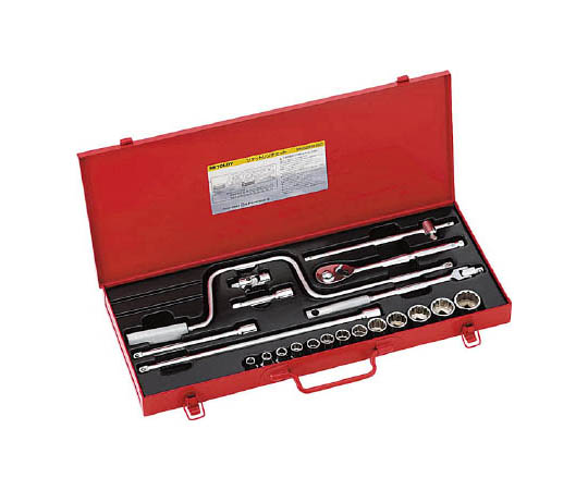 3/8 ソケットレンチセットメタルケースセットmm 13コマ22点