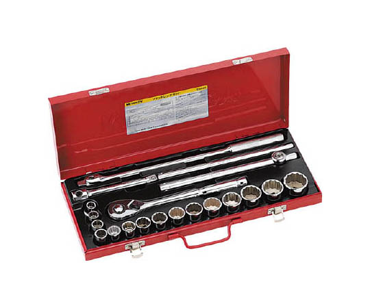 1/2 ソケットレンチセットメタルケースセットinch 15コマ21点