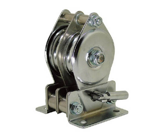 固定滑車たて型二車分離式 ベアリング入り