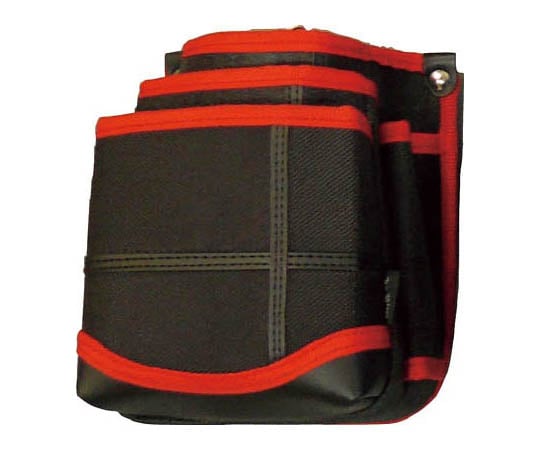 武尊魂 3段 腰袋 黒/赤