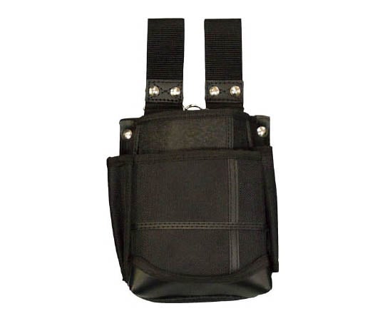 武尊魂 2段腰袋 自在ベルト通し黒/黒