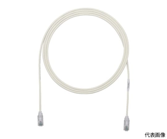 カテゴリ6A細径パッチコード　30m　オフホワイト