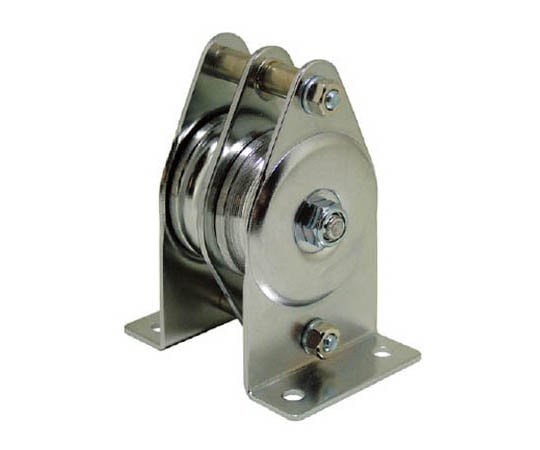 ステンレス固定滑車たて型二車