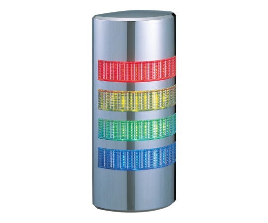 62-3839-16 LED壁面取付け積層信号灯 赤黄緑青 WE-402FB-RYGB 【AXEL】 アズワン