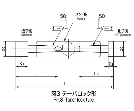 限界プラグゲージ 30 H7 工