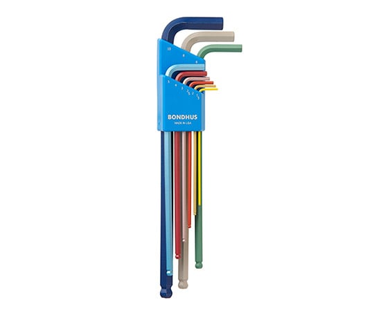 六角ボールポイントLレンチ 9本セット(ミリ) エクストラロング