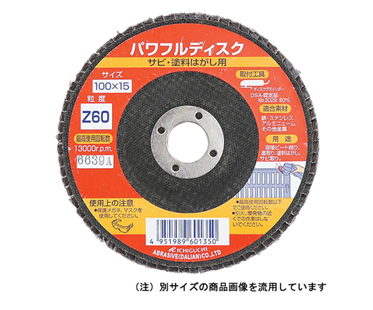 パワフルディスクZ10枚組 (粒度：60)