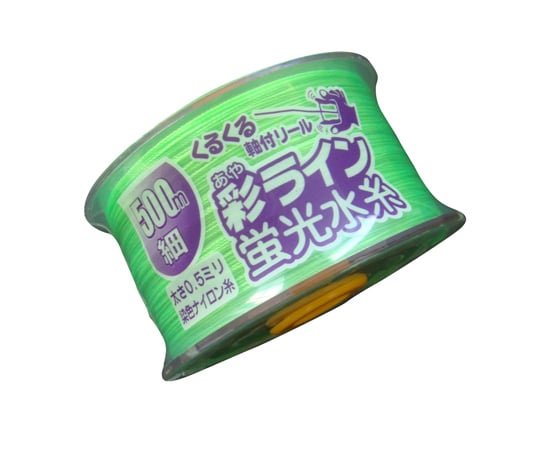 彩ライン グリーン 細500