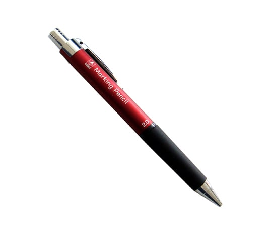 ノック式鉛筆 5連発 赤