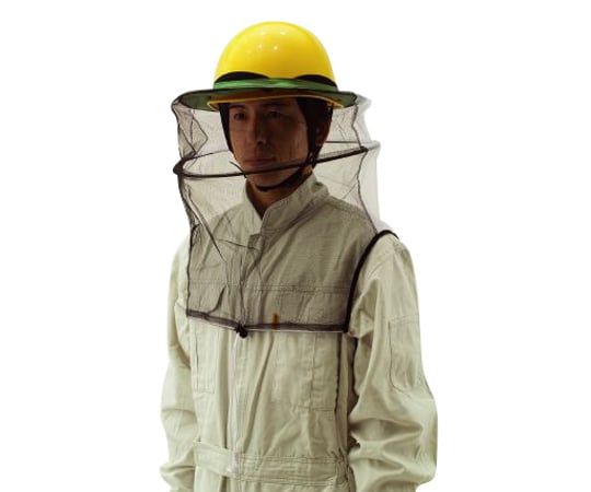 ヘルメット取付式防蜂ネット
