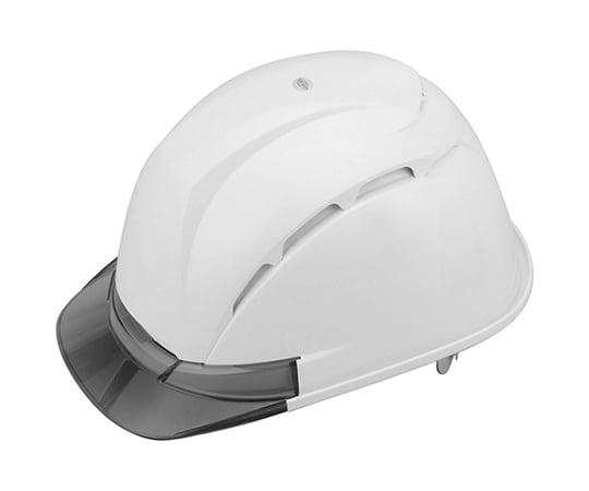 通気孔付きヘルメット 白/スモーク