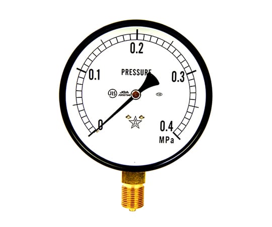 62-4043-75 汎用圧力計A100・G3/8 S41・+1X-0.1MPA 【AXEL】 アズワン