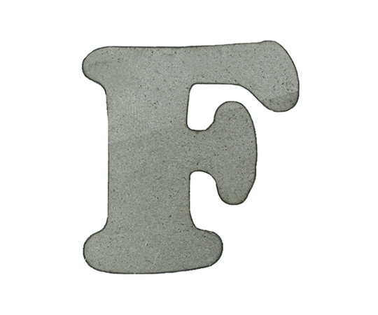 スチール切文字F