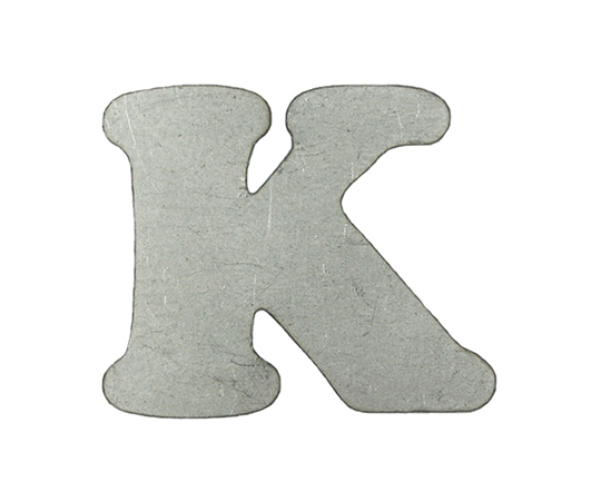 スチール切文字K