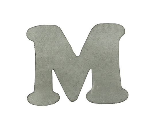 スチール切文字M