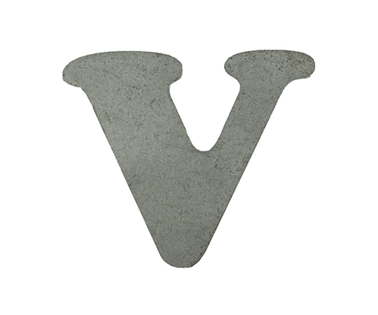 スチール切文字V