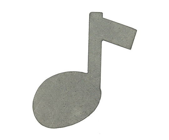 スチール切文字音符