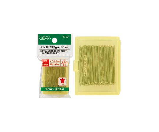 まち針 「シルクピン」 20g入 (No.4)