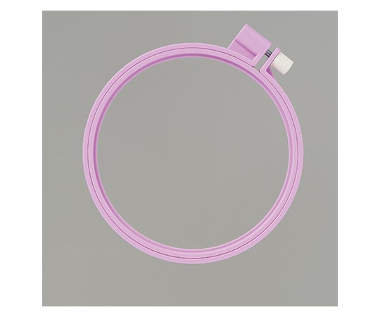 カラフル刺しゅう枠　パープル　(12cm)