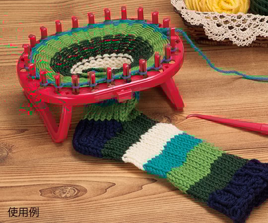 織物用オーバルニットルーム スタンド付き