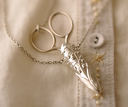 すずらんシザーケース (ハサミ付)