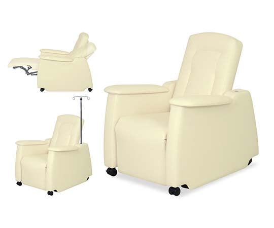 電動リカバリーチェアー　幅48（全幅85）×奥行100～165×高さ45（全高103）cm　抹茶