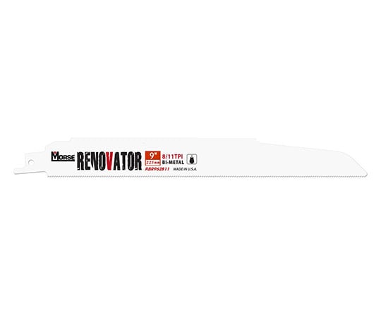 レノベーター・バイメタル・セーバーソー・ブレード (リフォーム・解体用) 225 (L)×25 (W)×1.6mm (T)×8/11山 (20枚入)