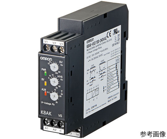 過電流/欠相/反相/不足電流検出用 K8AK　K8AK-VS3 100-240VAC