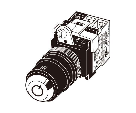 62-4604-84 セーフティ・キーセレクタスイッチ A22TK-2LR-03-09 【AXEL