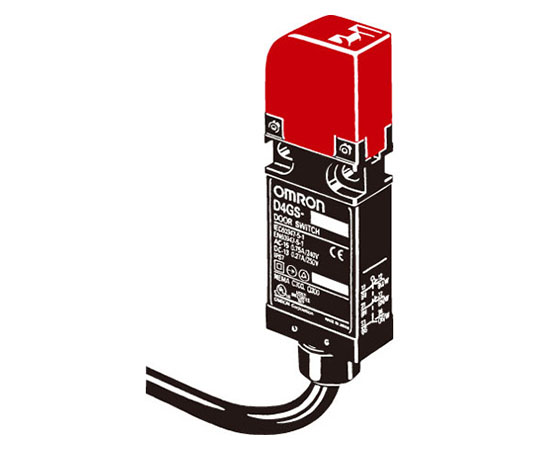 62-4727-10 スリムタイプセーフティ・ドアスイッチ D4GS-N D4GS-N3T-5