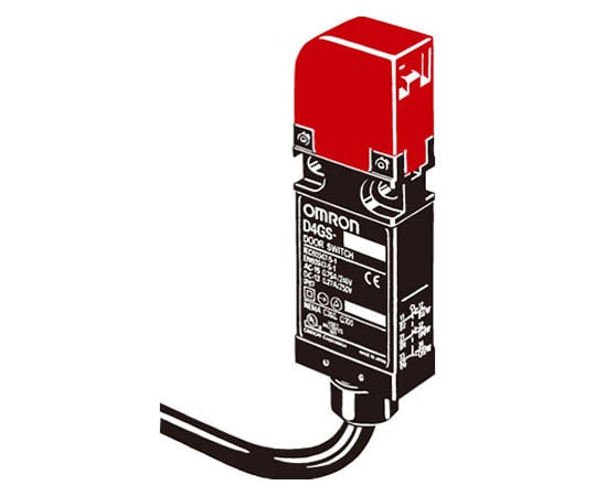 スリムタイプセーフティ・ドアスイッチ(水平挿入) D4GS-N