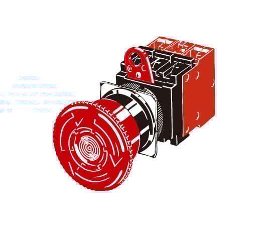 非常停止用押ボタンスイッチ(Φ22/Φ25)(操作部) A22E