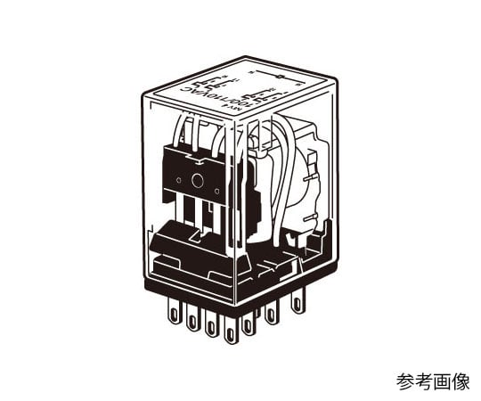 62-4796-67 ミニパワーリレー（MY4形） 基準形 MY4 DC100/110