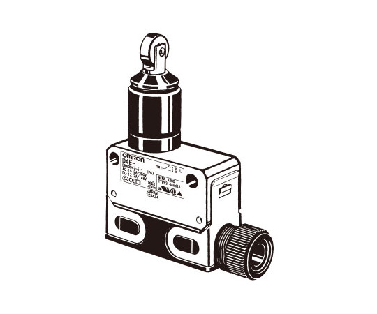 62-4826-36 小形封入スイッチ D4E-□N D4E-2E21N 【AXEL】 アズワン