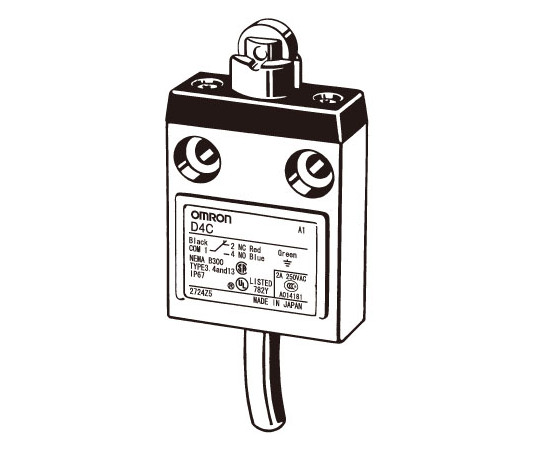 現在受注を停止している商品です］小形リミットスイッチ D4C D4C-1802