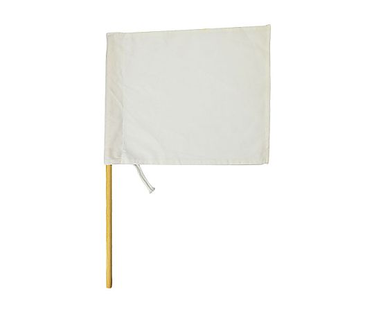 ハイビスカス工事旗(布製) 白