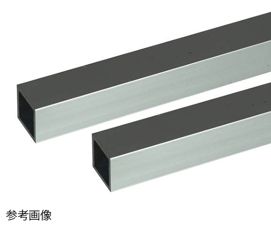 アルミ角パイプ 2m 2.0×60×60mm シルバー 2本組