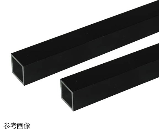アルミ角パイプ 2m 2.0×20×20mm ブラック 2本組