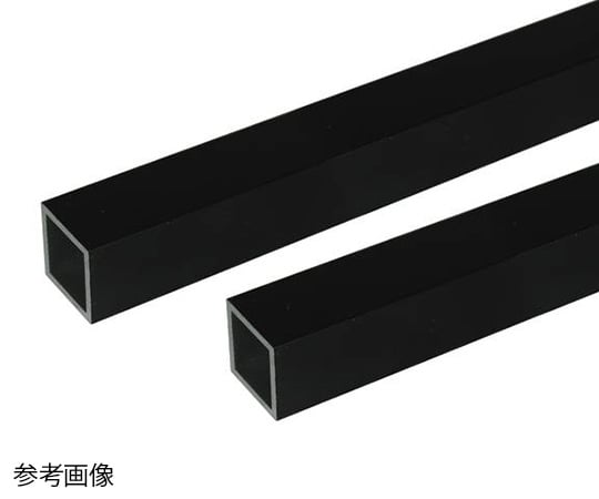 アルミ角パイプ 2m 2.0×30×30mm ブラック 2本組