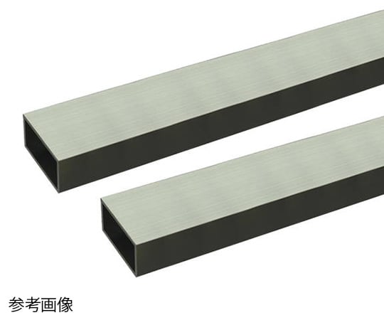 アルミ角パイプ 2m 1.2×10×15mm シルバー 2本組