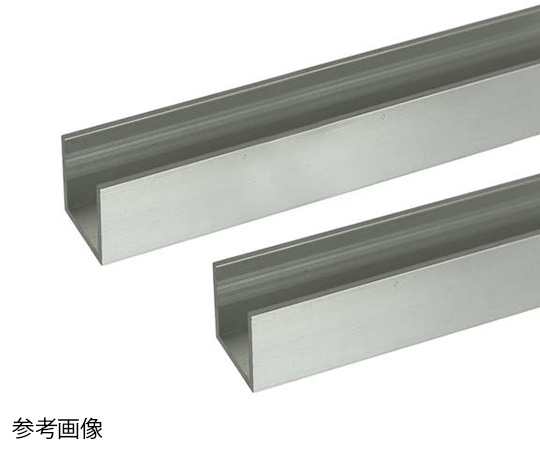 アルミチャンネル 2m 1.0×10×10mm シルバー 2本組