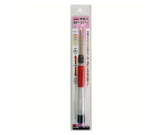 Expansion Precision Screw Driver (Red Grip) 251
