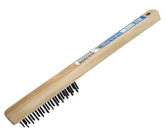 柄付ワイヤーブラシ　３行